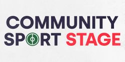 Community sport stage graphic