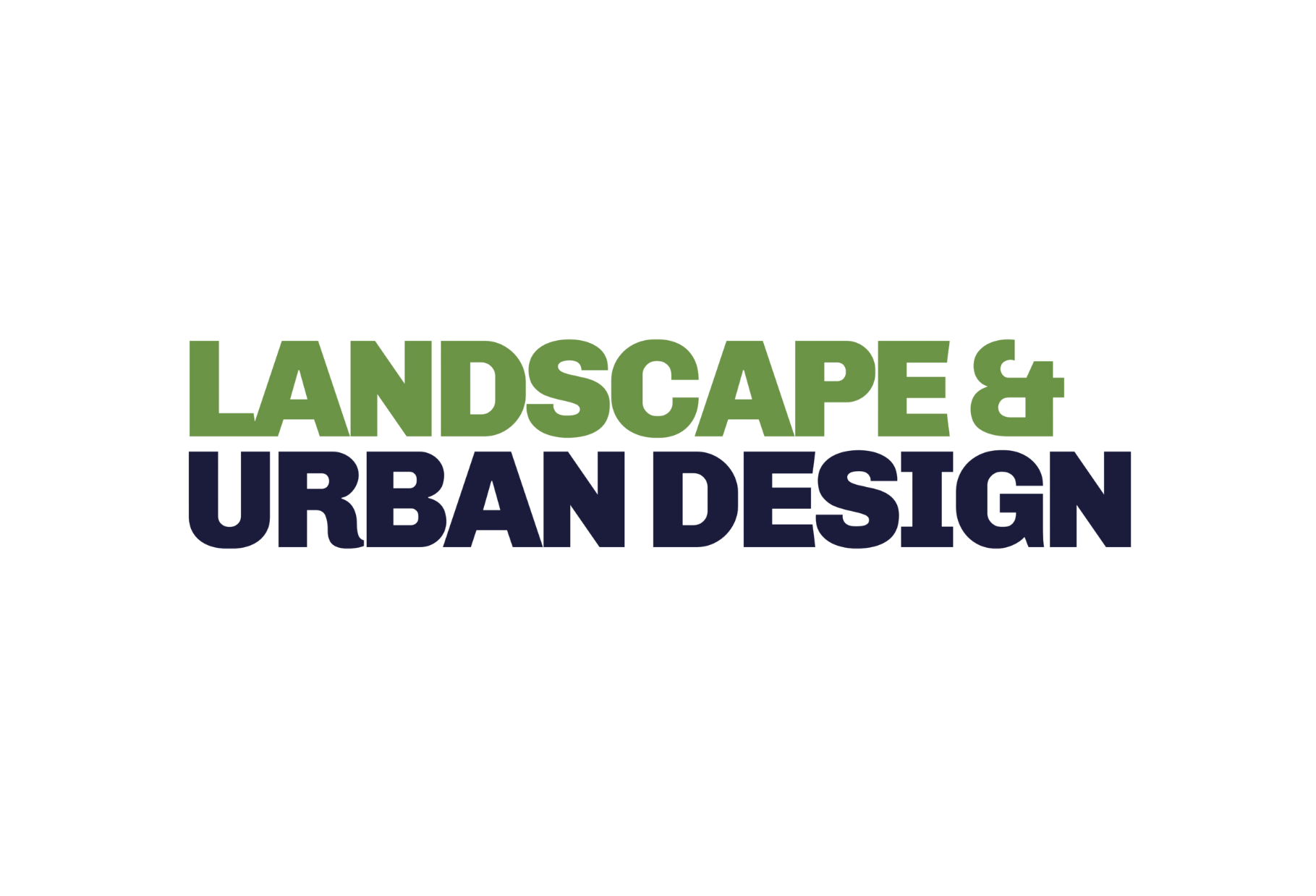 Landscape & Urban Design