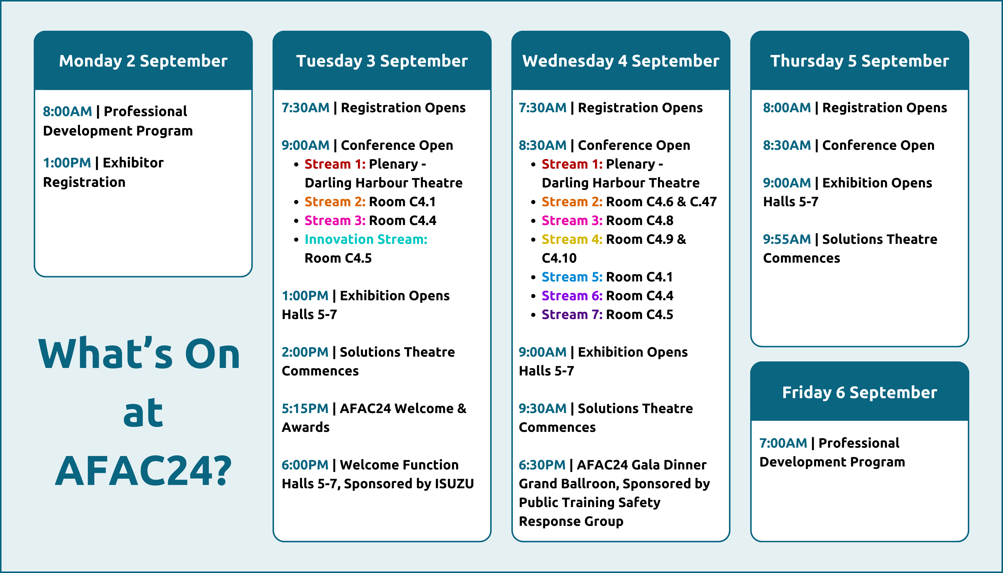 2024 Conference Program - AFAC24