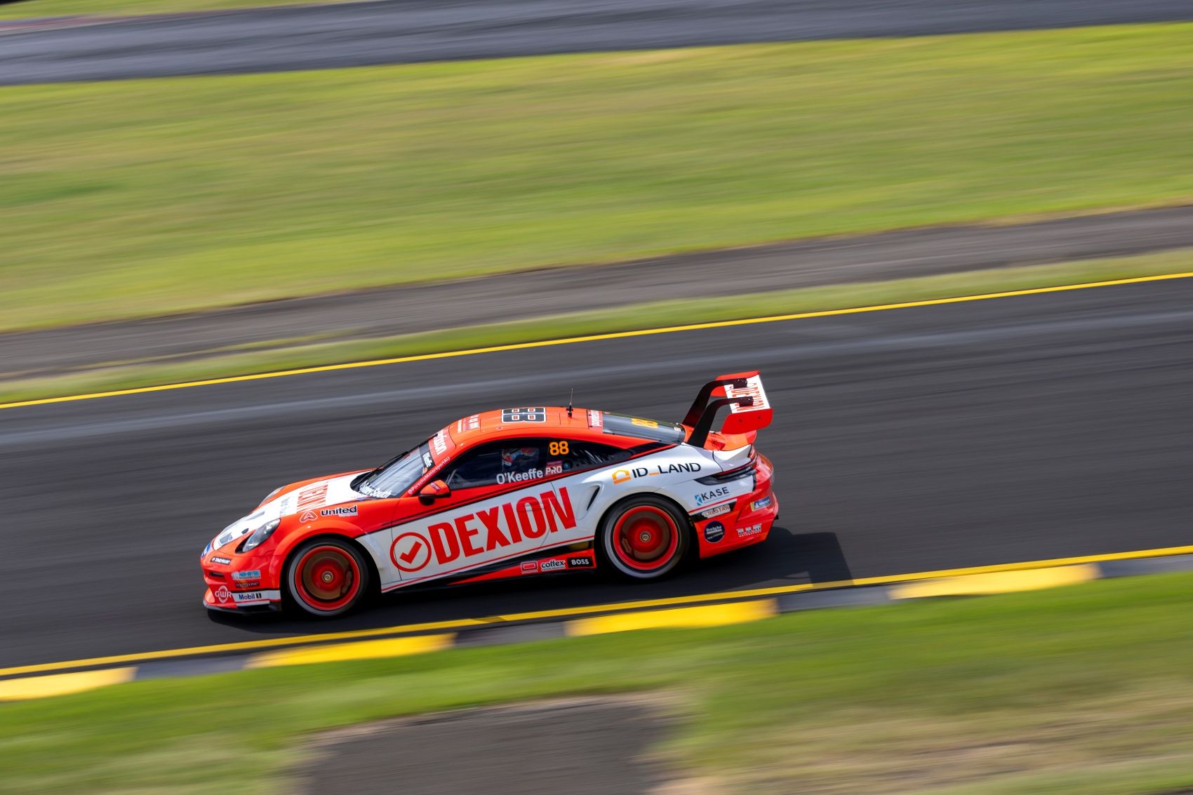 The Dexion-Porsche car will be on display at the Sydney Olympic Dome during CeMAT Australia