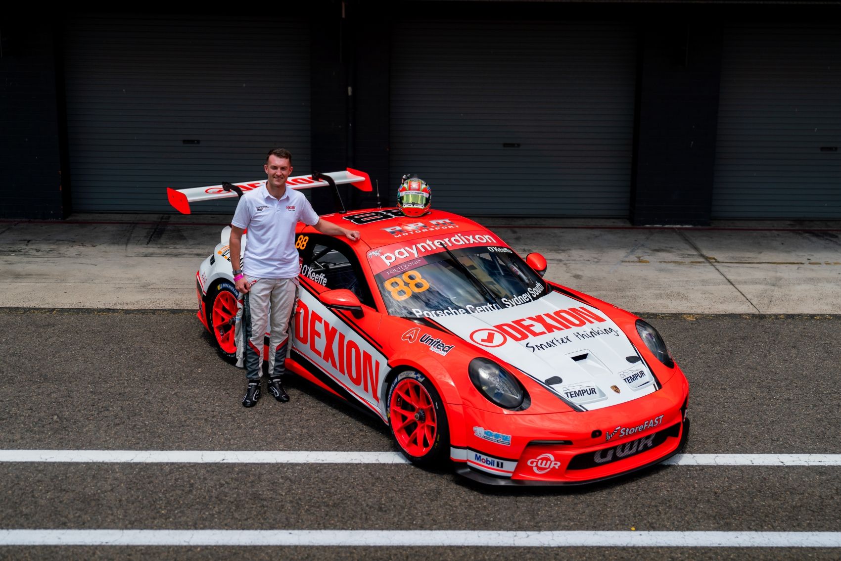 Dylan unveils the new Dexion-Porsche livery for 2025