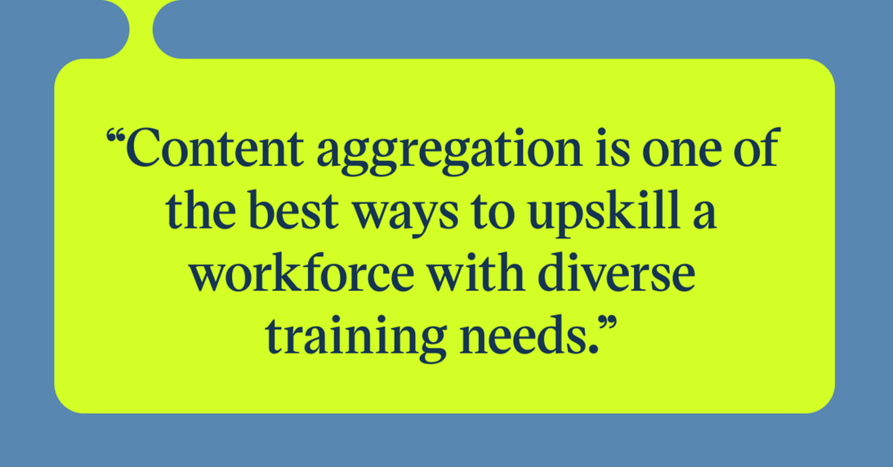 Quote on content aggregation