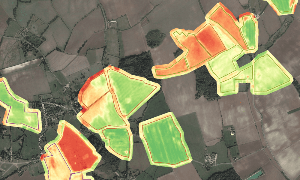 Using satellite NDVI imagery for remote crop monitoring