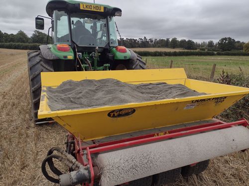 Adding rock dust to fields could absorb 45% of CO2 needed to meet net-zero targets