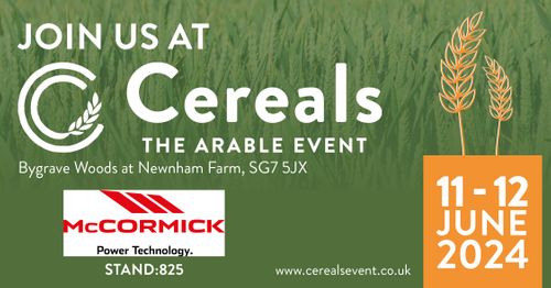 McCormick Tractors Cereals 2024