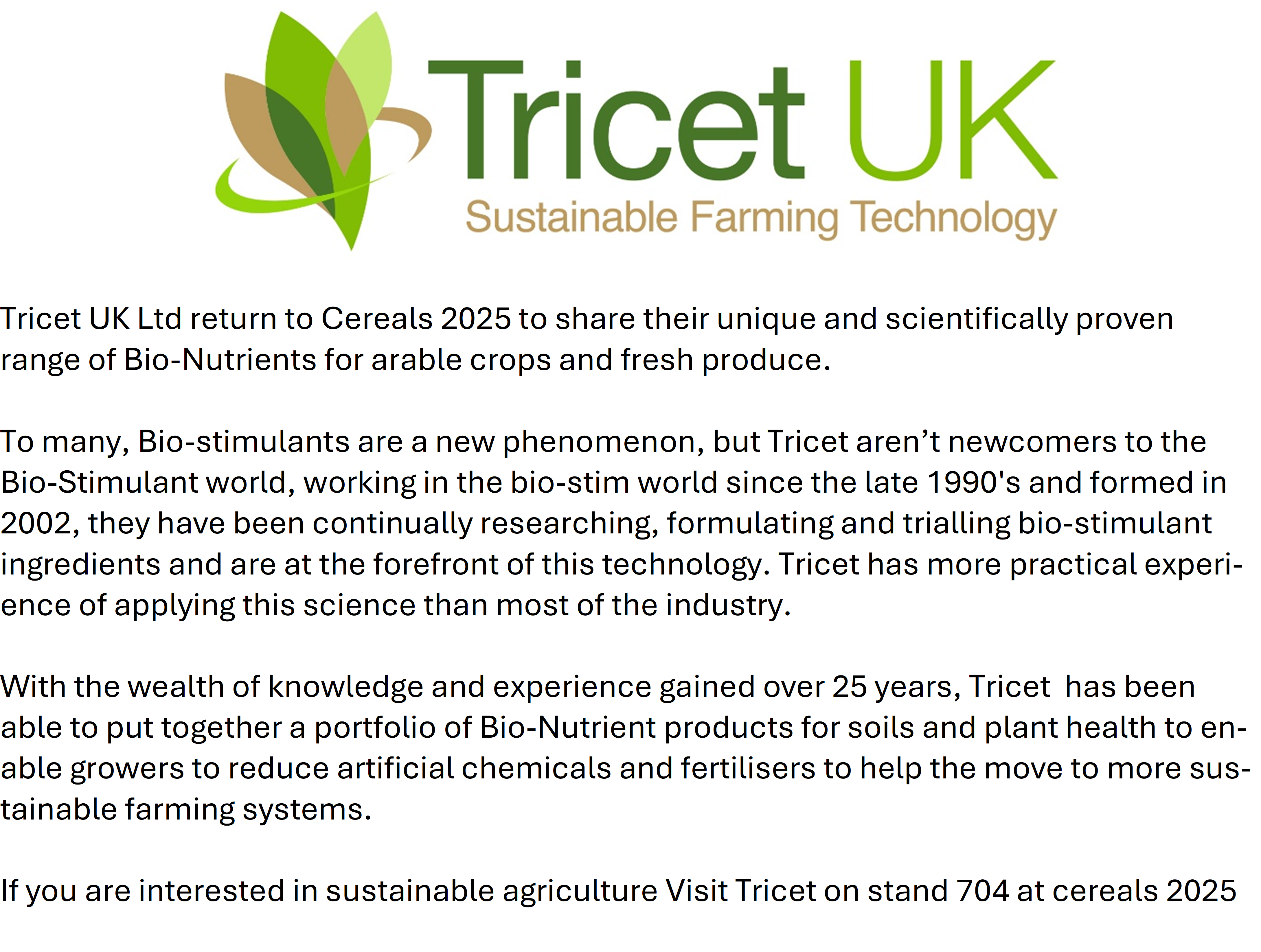 Tricet UK Ltd