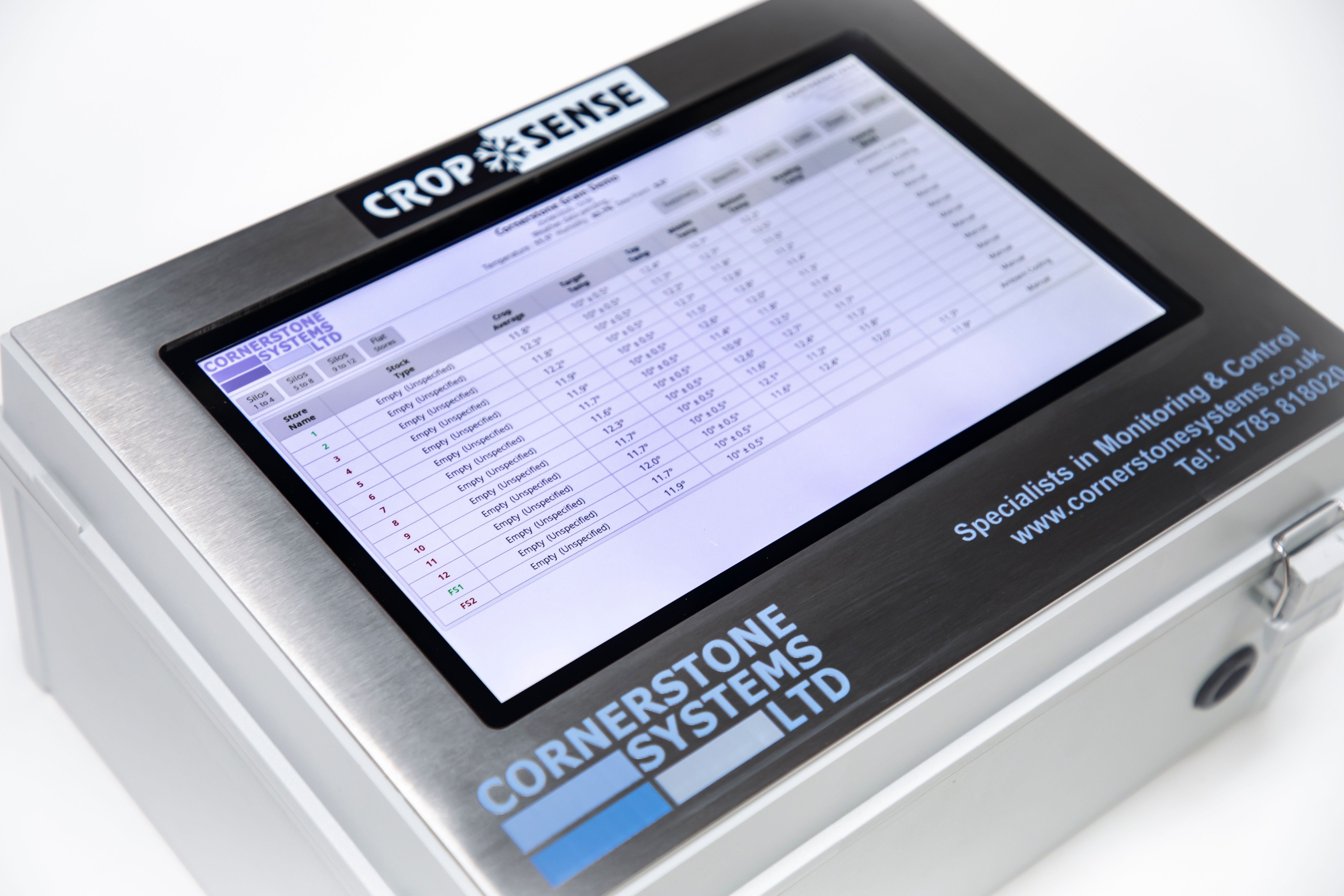 Lateste CROP SENSE system: Full coour, HD Touchscreen and all-new user interface