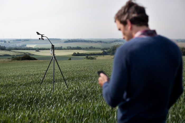 Windcrop, connected Wind Gauge