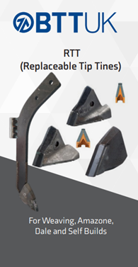 Replaceable coulter tip tines reduce metal wastage and so much more!