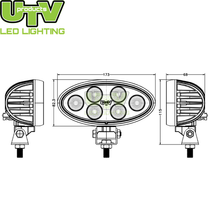The New John Deere Work Light - UTV359