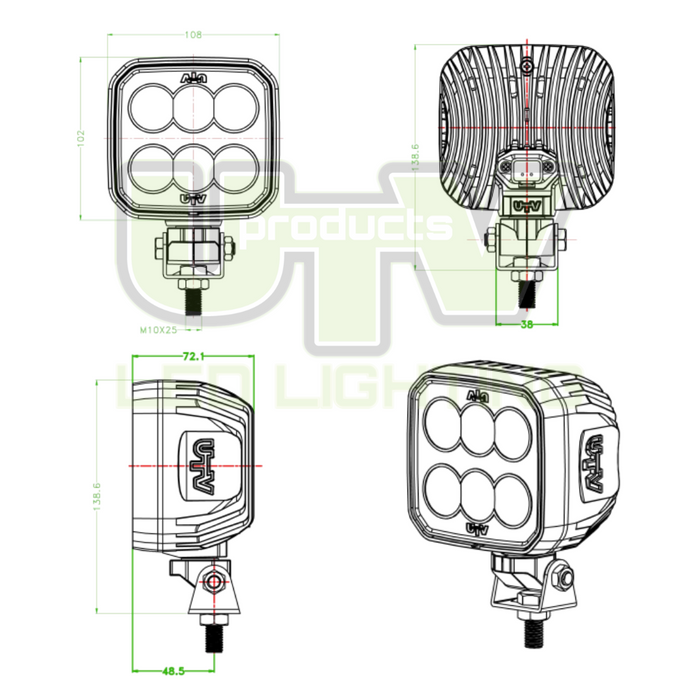 Welcome to the most powerful work light on the market - UTV3023