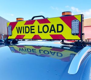 ADVISORY WARNING BOARD - ROOF MOUNTED