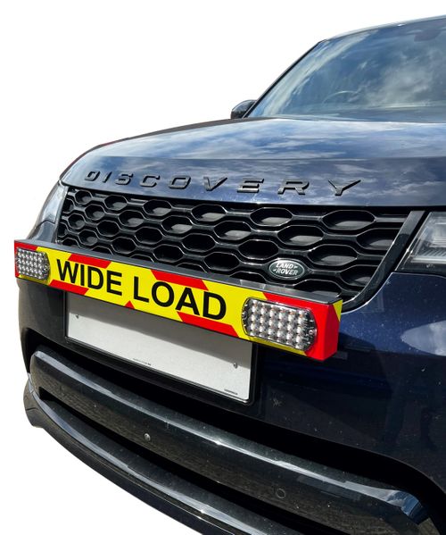 ADVISORY WARNING BOARD - NUMBER PLATE MOUNTED