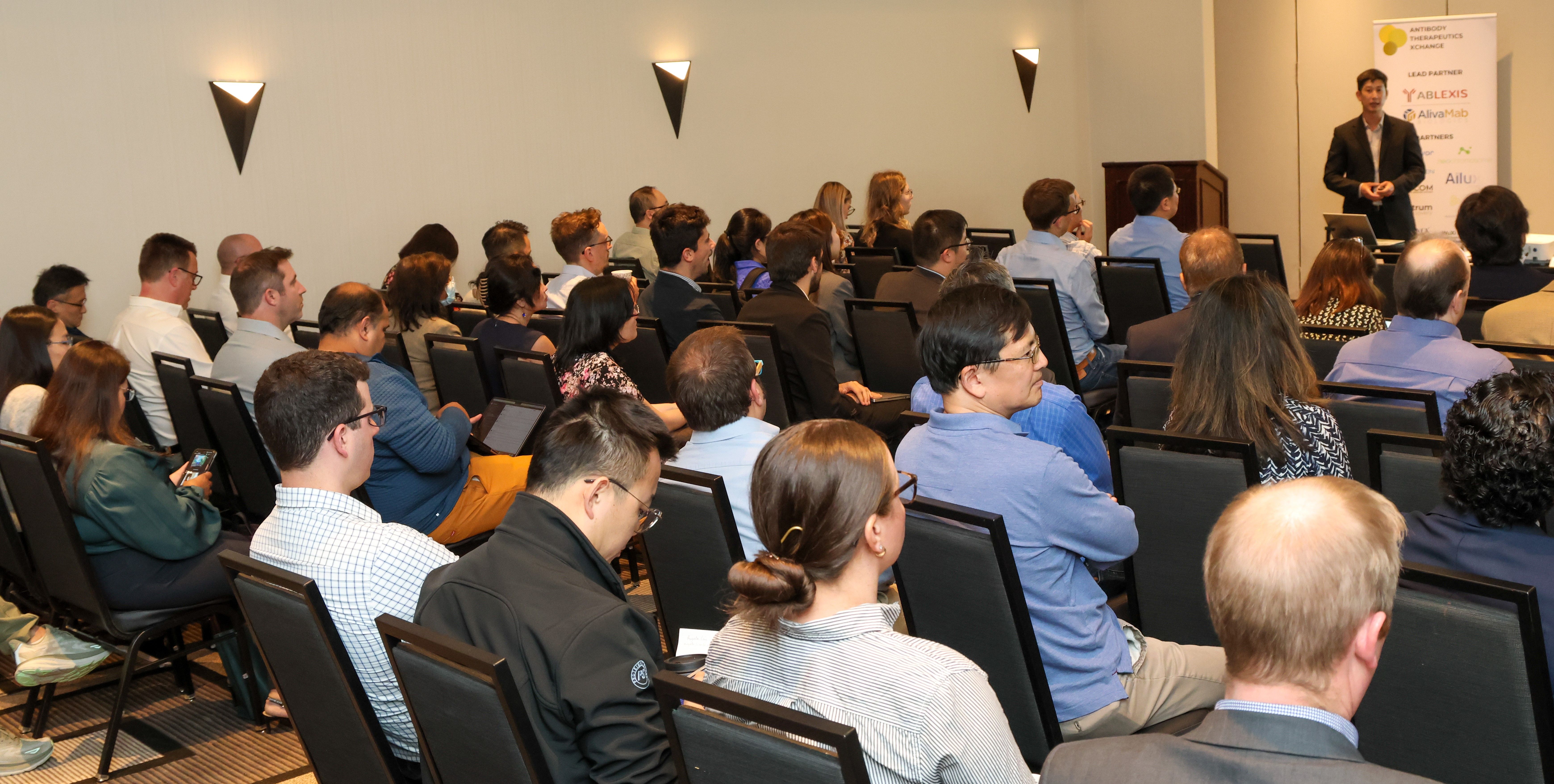 Delegates watching presentation