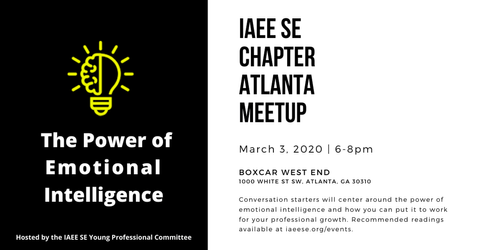 March 3, 2020 YP Meetup: Emotional Intelligence