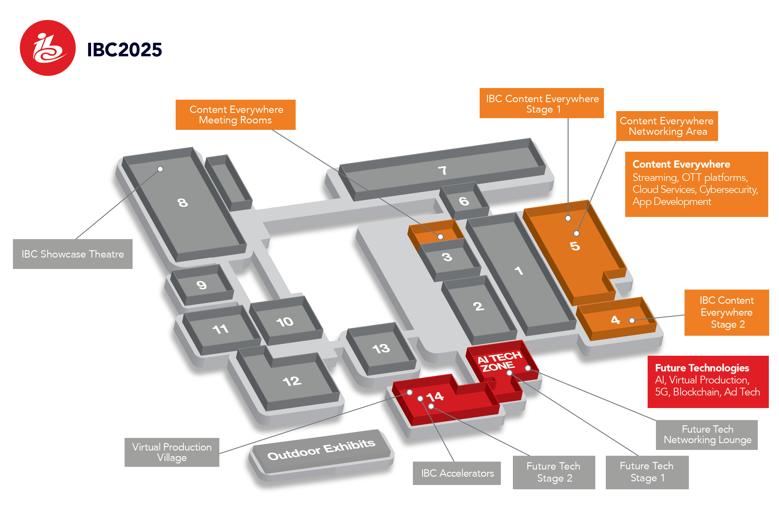 IBC2025 Content Everywhere Map