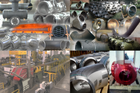 Production ranges: fittings, bends, clad