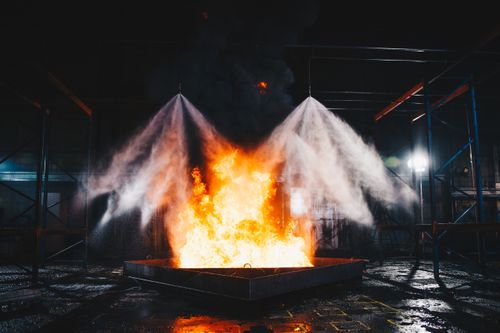 High Pressure Water Mist Discharge