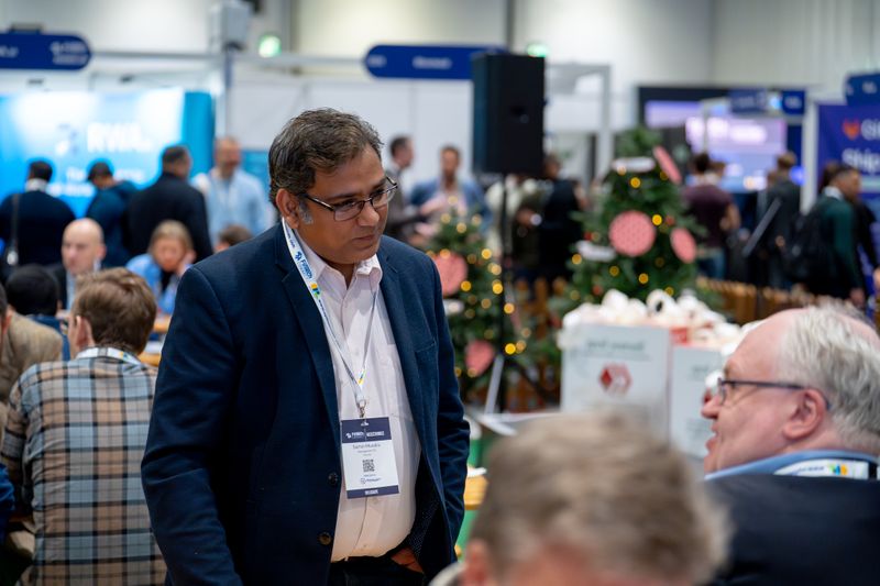 Financial technology leader speaking fintech