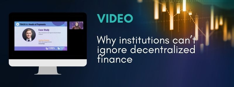 Why institutions can’t ignore decentralized finance