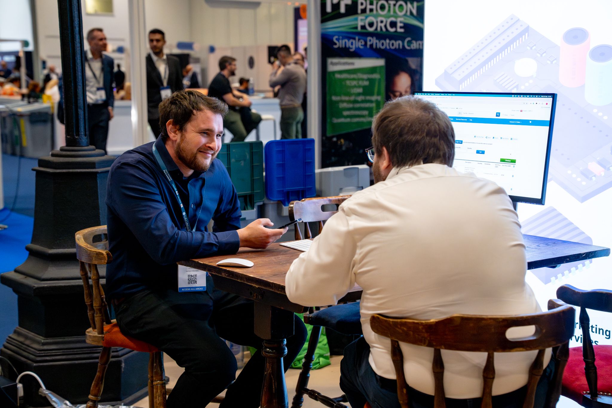 engineers discussing