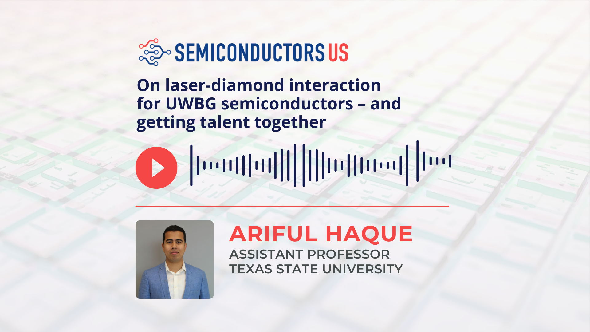 On laser-diamond interaction for UWBG semiconductors – and getting talent together