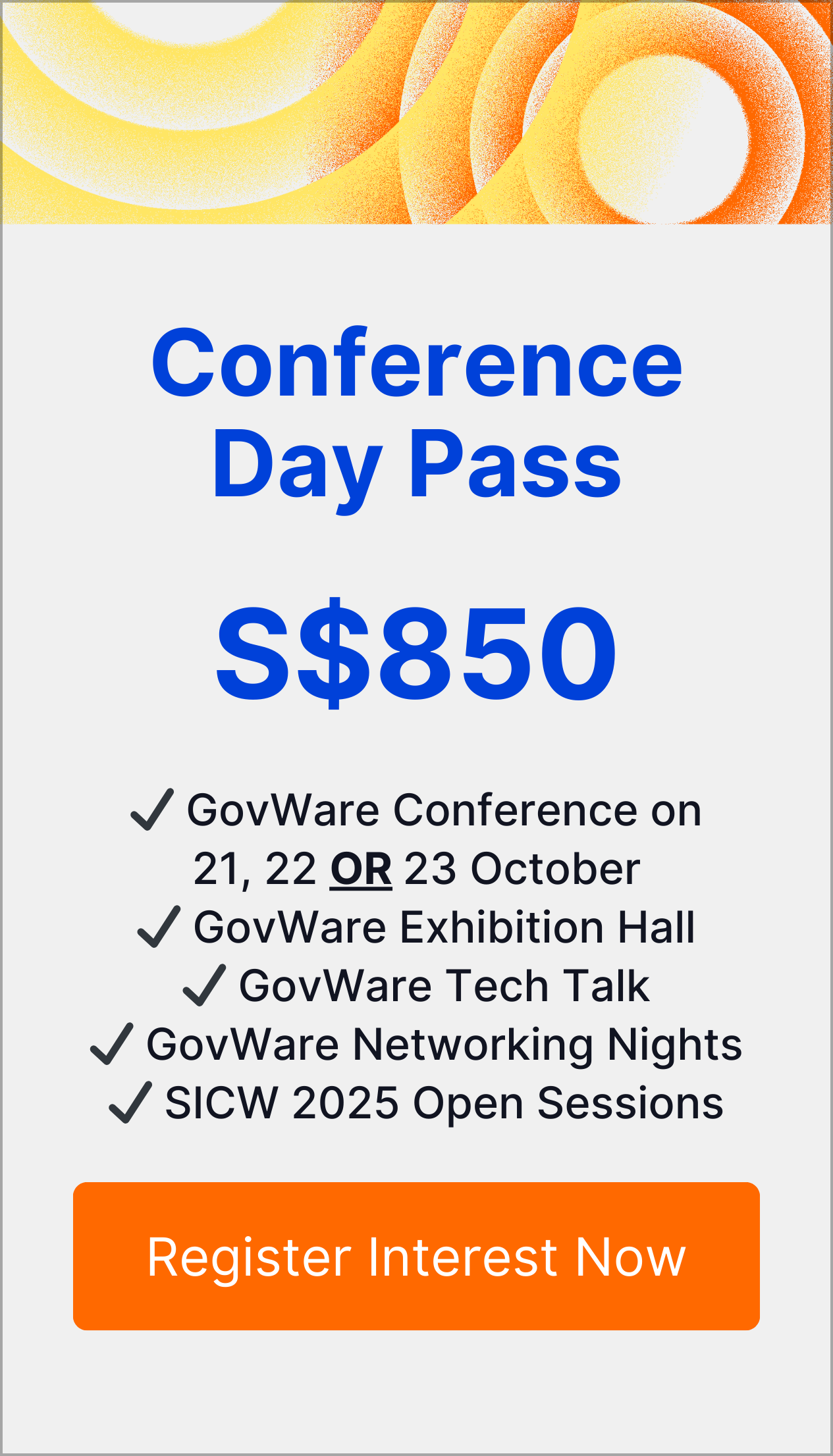 Conference Day Pass