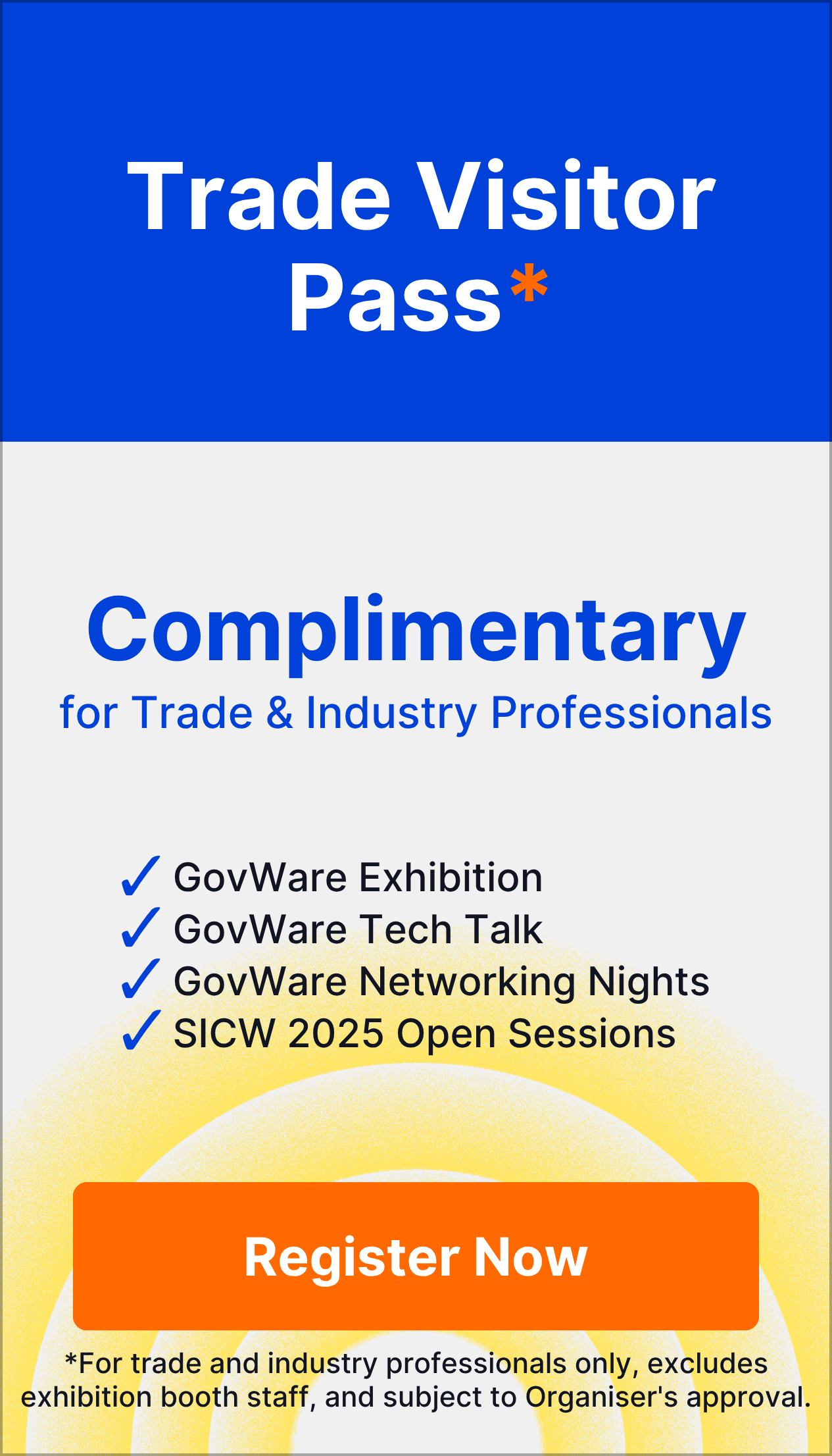 Trade Visitor Pass