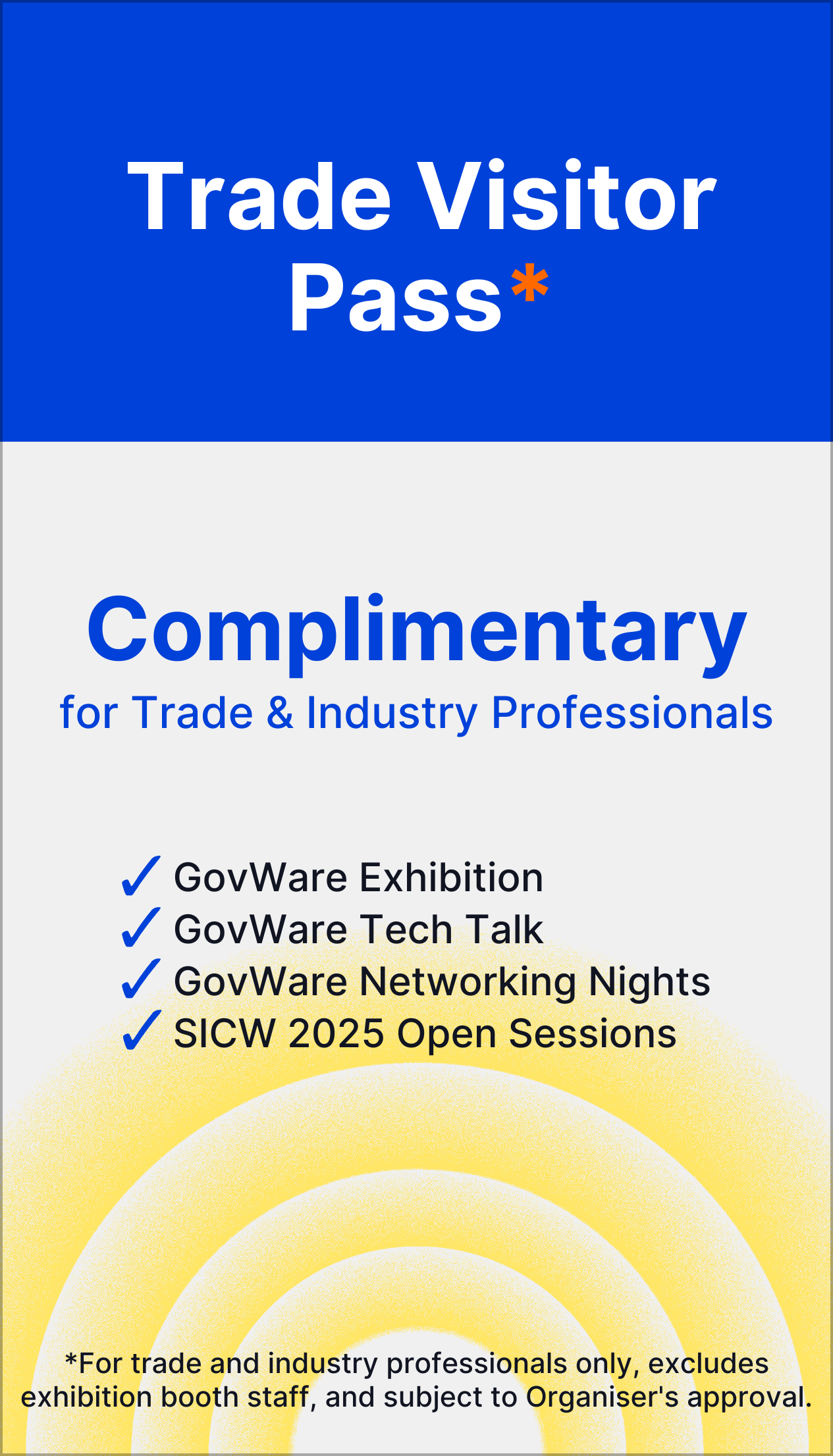 Trade Visitor Pass