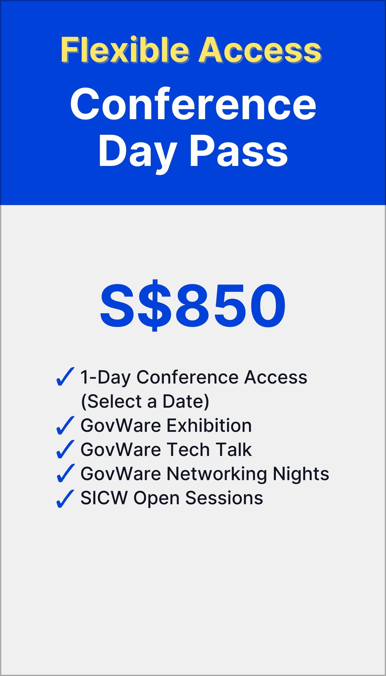 Conference Day Pass