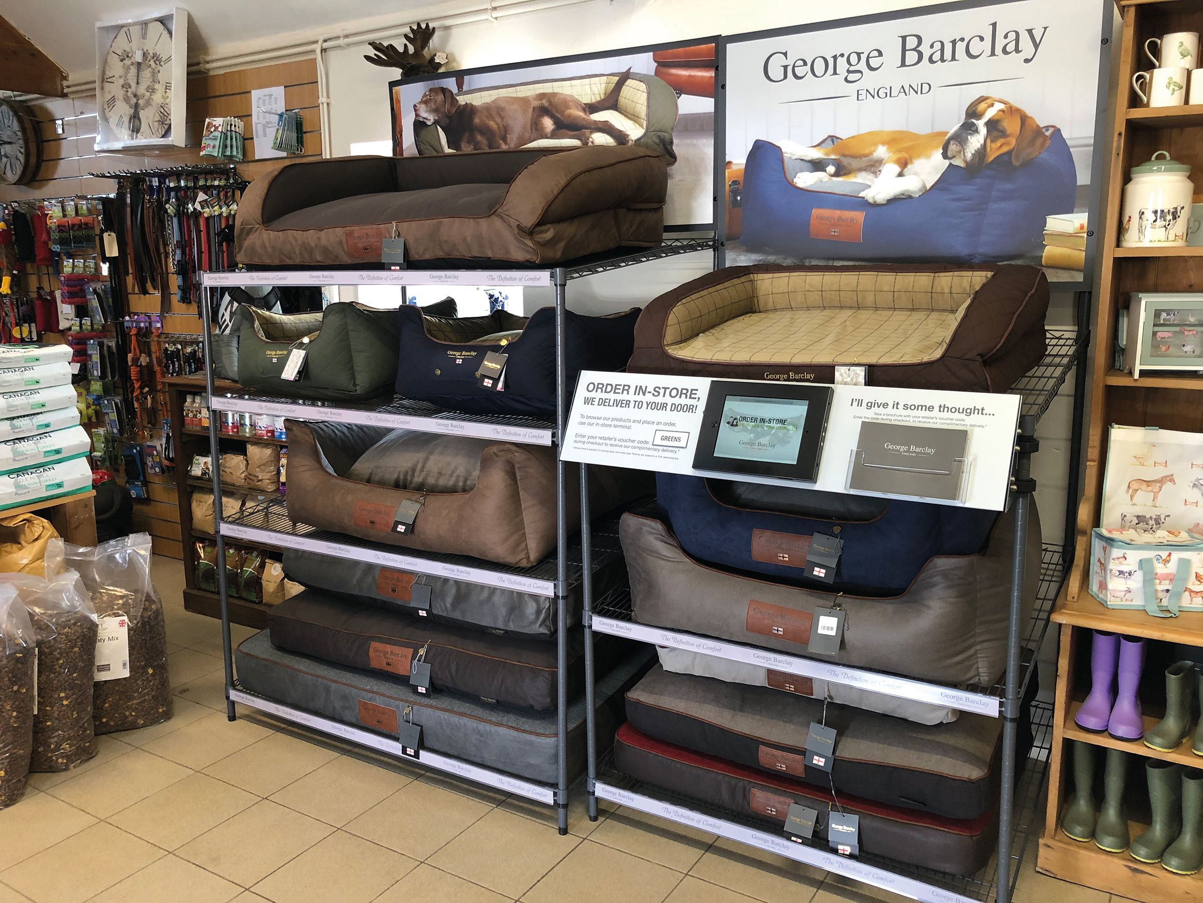 George Barclay’s new in-store ordering system set to revolutionise how consumers buy luxury dog beds