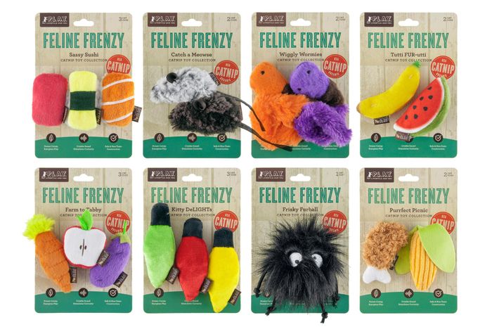 New P.L.A.Y. Collection of Cat Toys