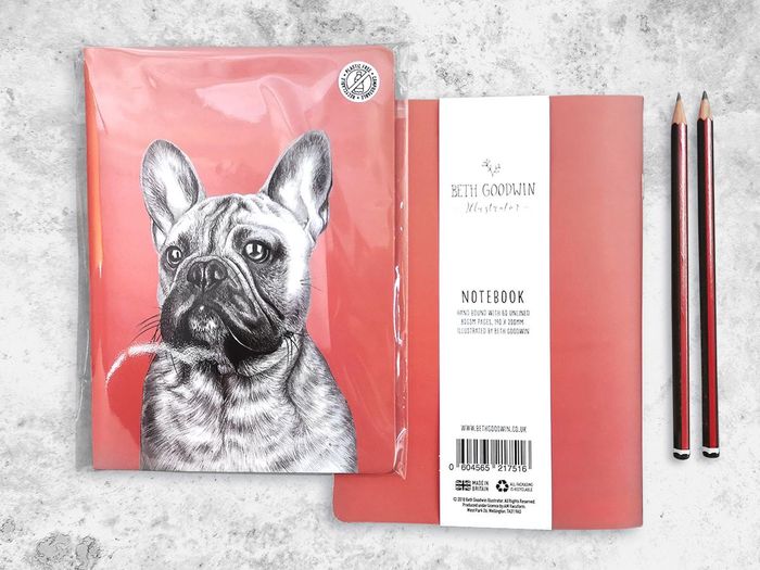 FRENCH BULLDOG NOTEBOOK - Beth Goodwin for Goodchap's