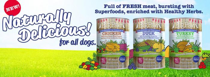 Naturally Delicious a range of Premium Complete wet dog food in a Rich Herb Gravy 390g