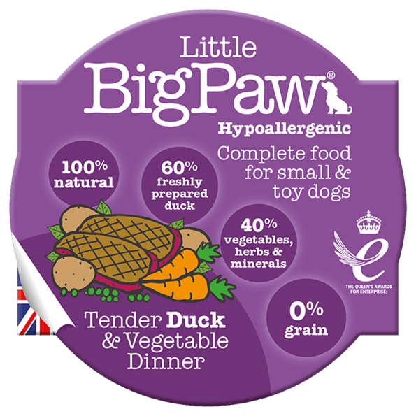 Little BigPaw Tender Duck & Vegetable Dinner for dogs