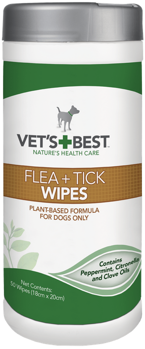 Vets Best Flea and Tick Wipes for Dogs