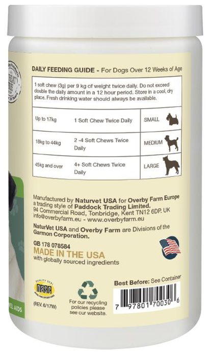 Overby Farm No Scoot For Dogs Soft Chews 60pcs