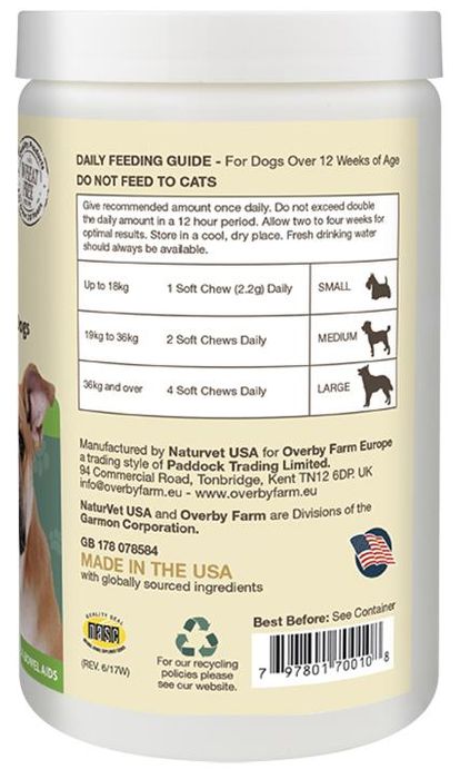 Overby Farm Coprophagia For Dogs Soft Chews 60pcs