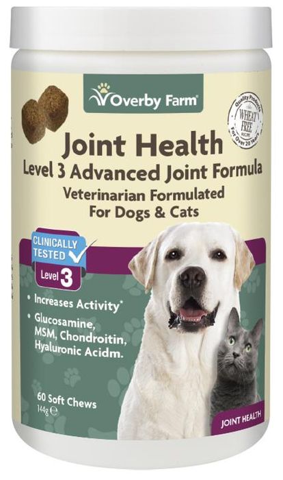 Overby Farm Joint Health Level 3 for Dogs & Cats Soft Chew 60pcs