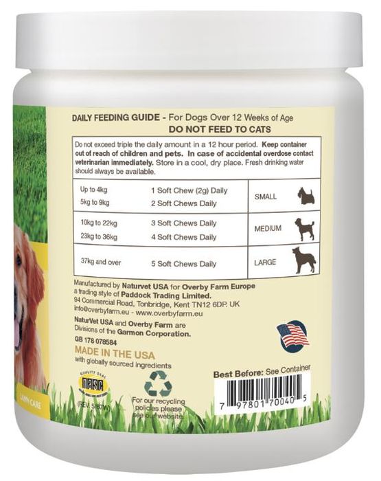 Ovrby Farm GrassSaver Soft Chews for Dogs 120pcs
