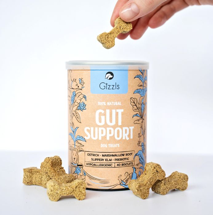 Gizzls 100% Natural Dog Treats for Gut Support
