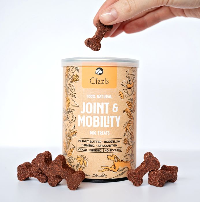 Gizzls 100% Natural Dog Treats for Joint & Mobility