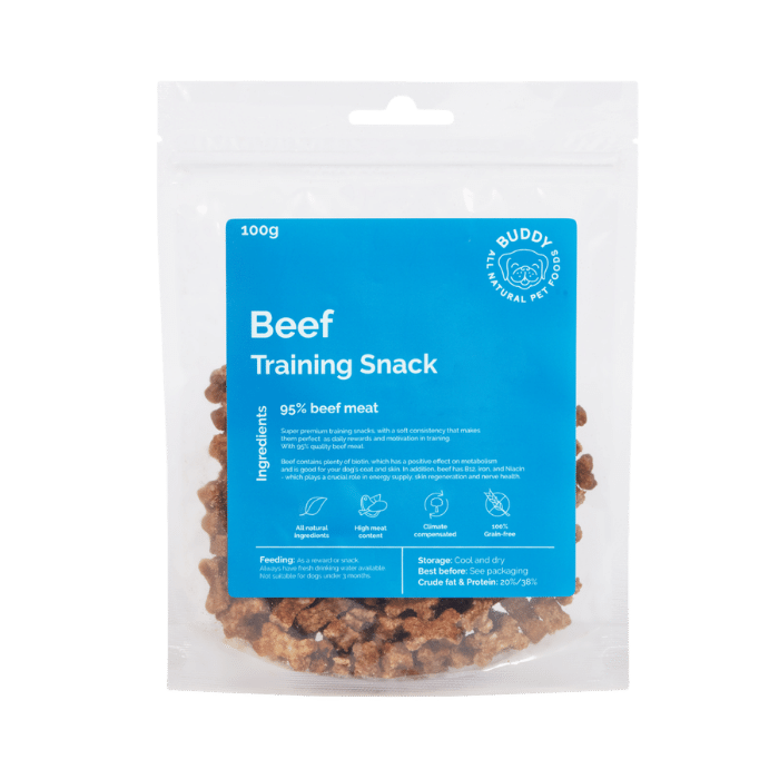 Buddy Pet Foods Beef/Venison Training Snack 100g/1kg
