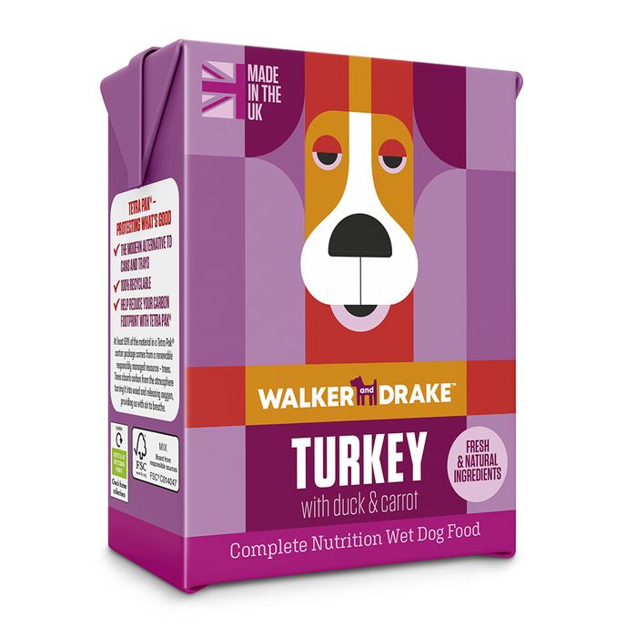 Turkey with Duck & Carrot Wet Food - 390g