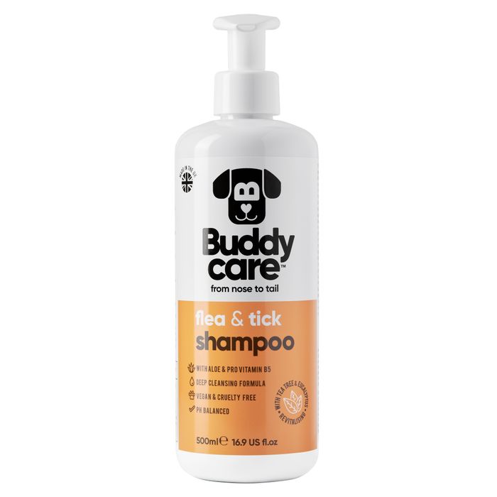 Buddycare Flea & Tick Dog Shampoo 500ml