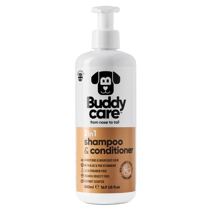 Buddycare 2in1 Dog Shampoo & Conditioner 500ml