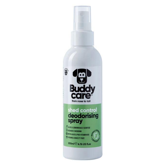 Buddycare Shed Control Aloe & Lemongrass Dog Deodorising Spray 200ml