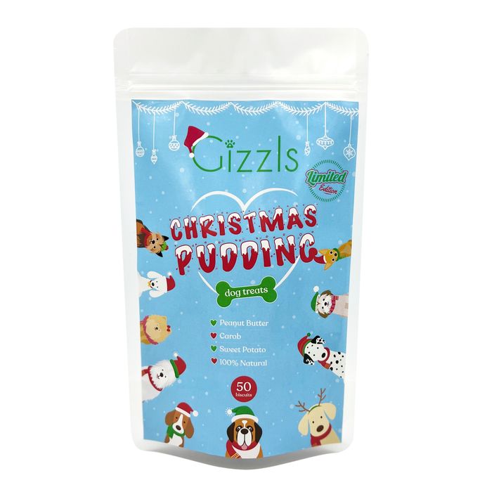 Gizzls Christmas Pudding Dog Treats