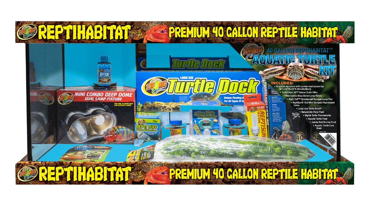 20 gallon reptihabitat aquatic new arrivals turtle kit