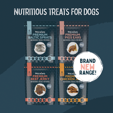 THE HEALTHY WAY TO TREAT, TRAIN AND REWARD – WILSONS PREMIUM DOG TREATS